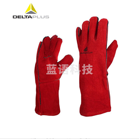 代尔塔 205515 焊工手套 隔热焊工防火阻燃劳保手套
