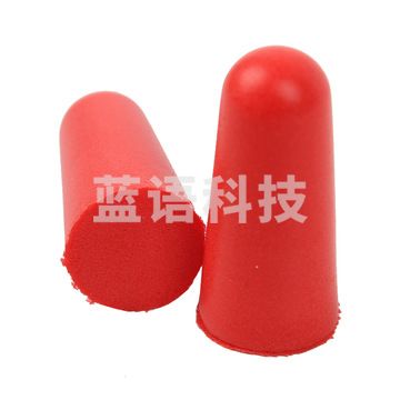 代尔塔 103107 大包装500副PU耳塞 CONIC500 红色 5盒/箱 耳部防护