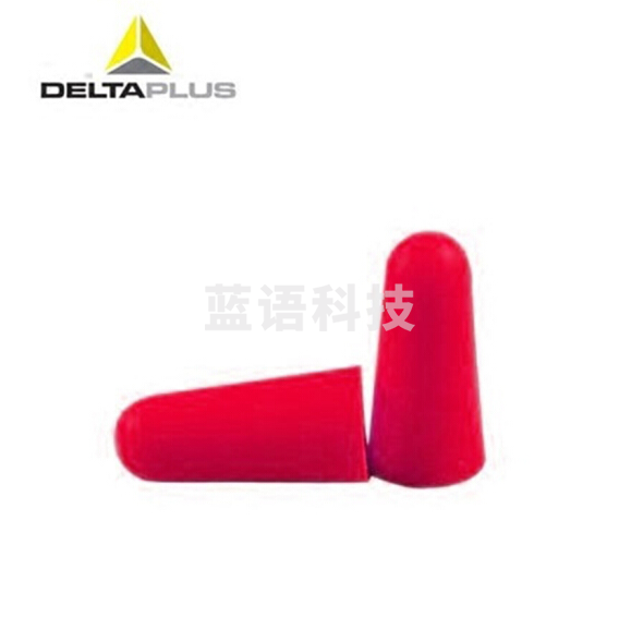 代尔塔 103107 大包装500副PU耳塞 子弹型耳塞无绳