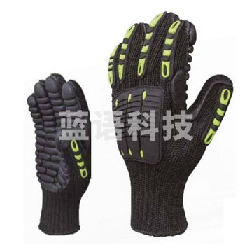 代尔塔 209904 防振动手套 VV904/9 黑色 12副/打