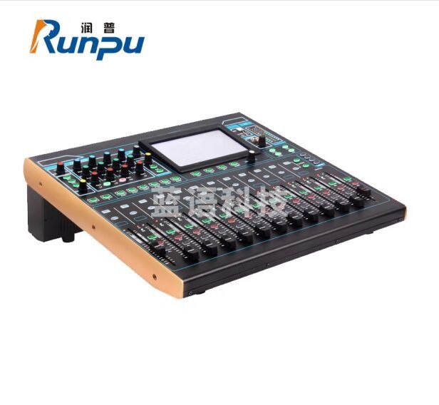 润普（Runpu）国产化全数字专业调音台20路内置声卡带电脑远程控制功能触摸屏支持多轨录音脚踏开关RP-STV20