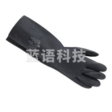 代尔塔 201511 超厚氯丁防化手套 VE511 /9.5 黑色 12副/打