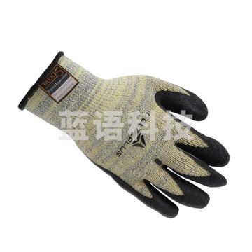 代尔塔 202058 三副装5级PU涂层防割手套 VECUT57G3/9 灰色 40袋/箱