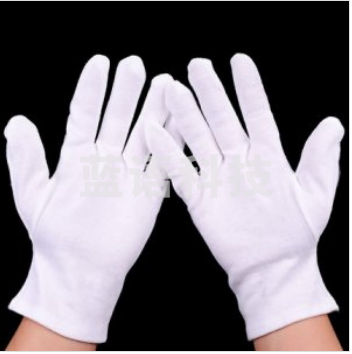 礼仪白手套 检阅兵手套  货号：GD