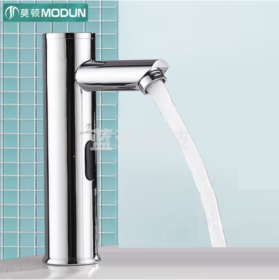 莫顿 M-3388 单冷感应铜制水龙头 自动感应式洗手器面盆龙头