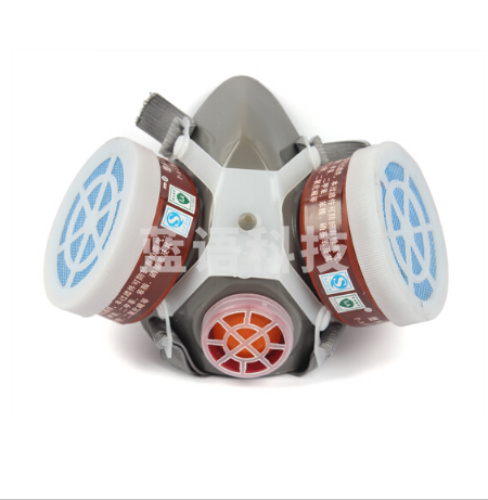 普达 防毒双缸口罩 FD-402 双滤罐型