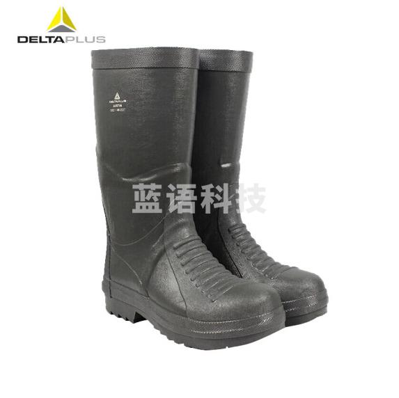 代尔塔 301401 防化救援安全靴 防砸防刺穿耐酸碱耐油耐250℃高温
