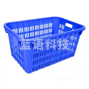带耳 塑料胶框 蔬菜筐 物流框 运输筐 服装收纳篮 周转箩 菜筐 58*41*36cm