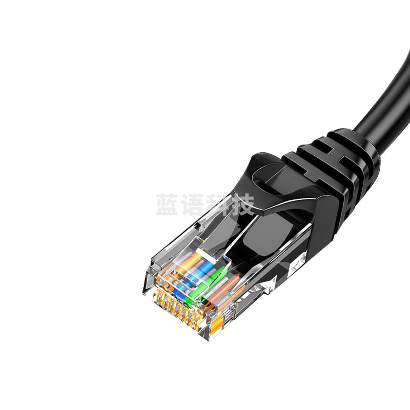 山泽(SAMZHE)HBL-6300六类千兆网络跳线宽带线黑色30米(偏远区域下单请电话咨询)