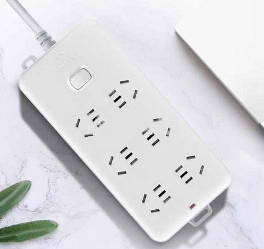 BULL/公牛接线板 GN-109K 1.8M 六位总控 袋(新国标)