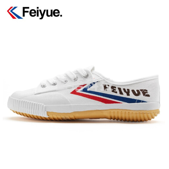 飞跃（Feiyue） 经典低帮帆布鞋 跑步鞋  透气白鞋 白色  货号：YC