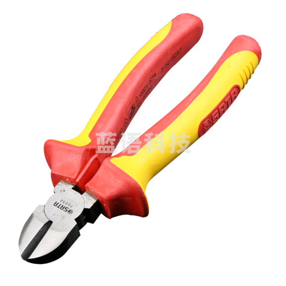 世达SATA绝缘耐压斜嘴钳偏口钳偏嘴钳斜咀钳斜口钳70232(150MM6寸)..