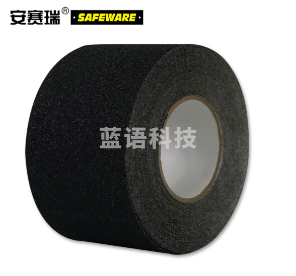 安赛瑞 铝箔防滑胶带 100mm×20m 铝箔基材防滑贴 磨砂防滑胶带 14452
