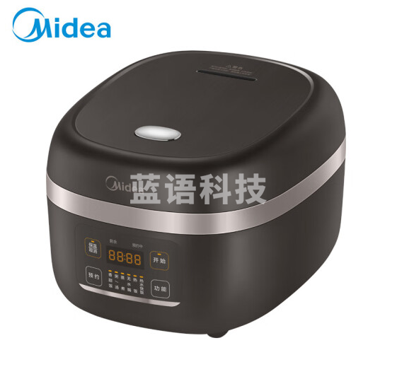 美的(Midea)电饭煲 4L智能家用IH加热多功能 精铁釜胆电饭锅HF40C9-FS【线下同款】