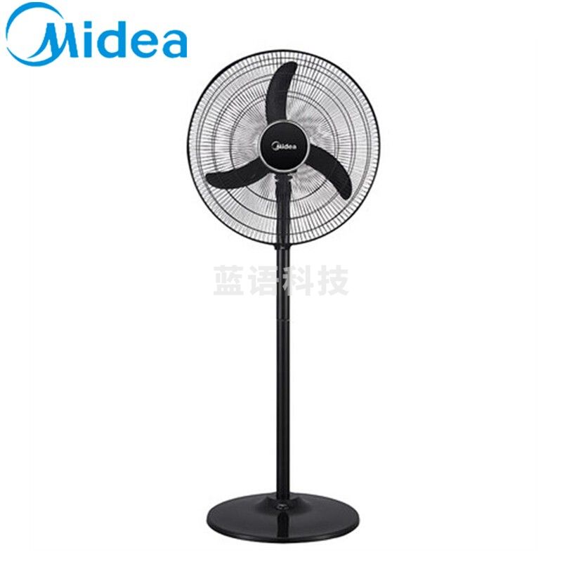 美的(Midea)FS45-20C工业电风扇18寸牛角扇立式金属落地扇商用室外空气循环扇强力大风力大功率工厂车间