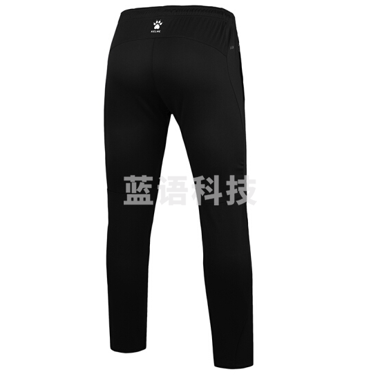 KELME卡尔美秋季新款儿童足球训练裤透气收腿运动裤K15Z405 黑色