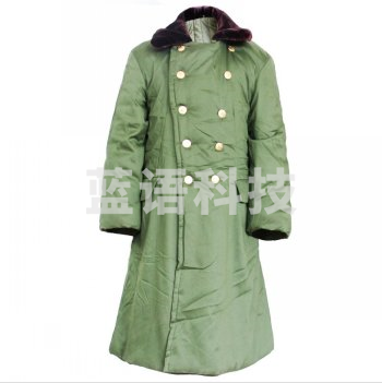 巨联（JULIAN）劳保棉服 防寒保暖绿军大衣 （160cm-185cm）