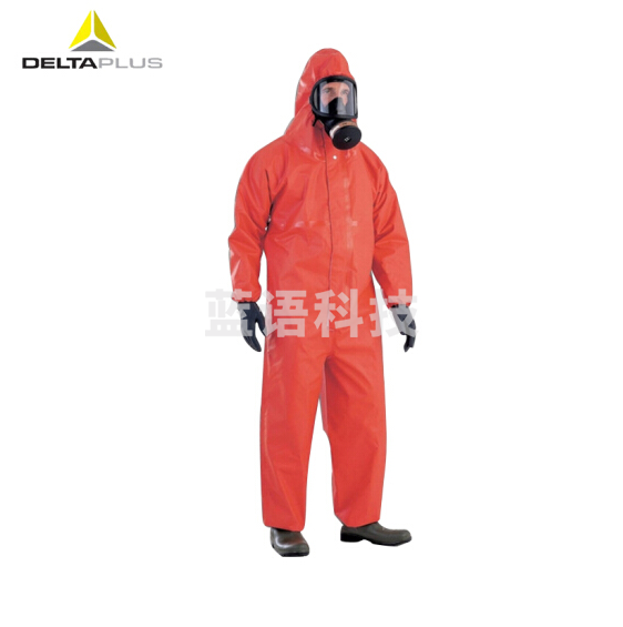 代尔塔  401020 CSM Hypalon 液密中型防化服 COMBI71防火防渗透  均码