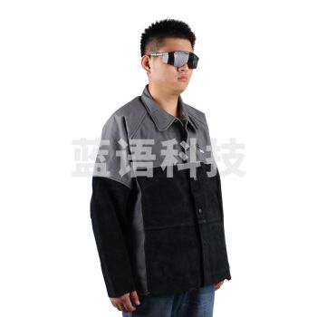 威特仕 / WELDAS 38-4350 电弧骑士焊工服电焊专用夹克阻燃棉材质阻燃服防电弧服 XL 1件
