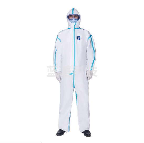 灭菌一次性使用防护服连体带帽无菌不带脚套XXL