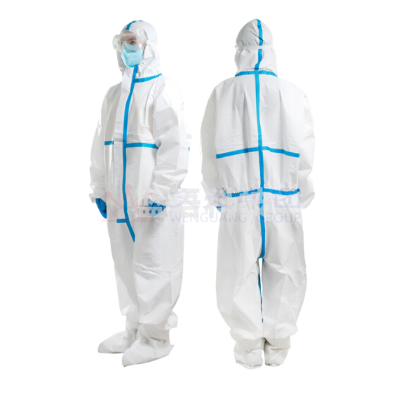 稳健 一次性防护服 隔离服 带脚套