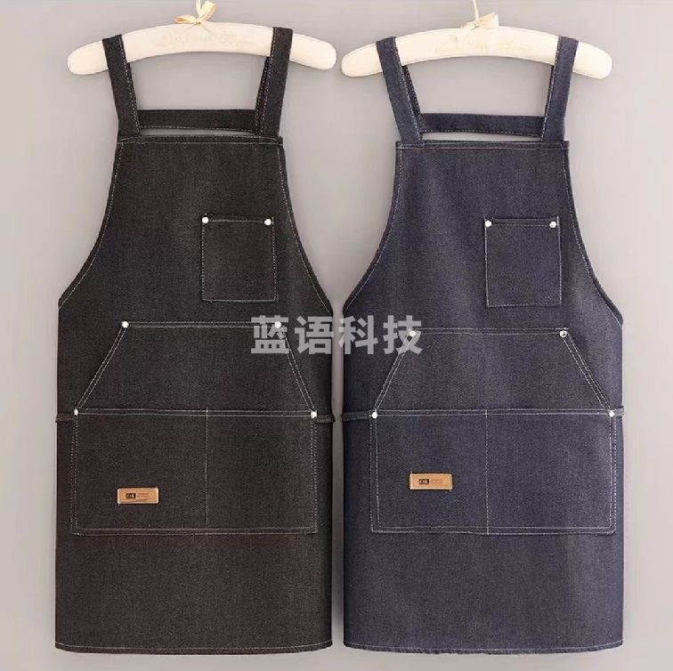 家用厨房围裙  防污耐磨耐脏  货号：JC