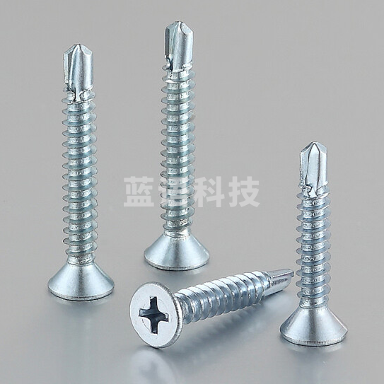 火豹 4.8mm*50 平头燕尾螺丝镀锌自攻自钻  约150个/盒