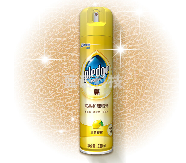 碧丽珠 家具护理喷蜡 柠檬330ml