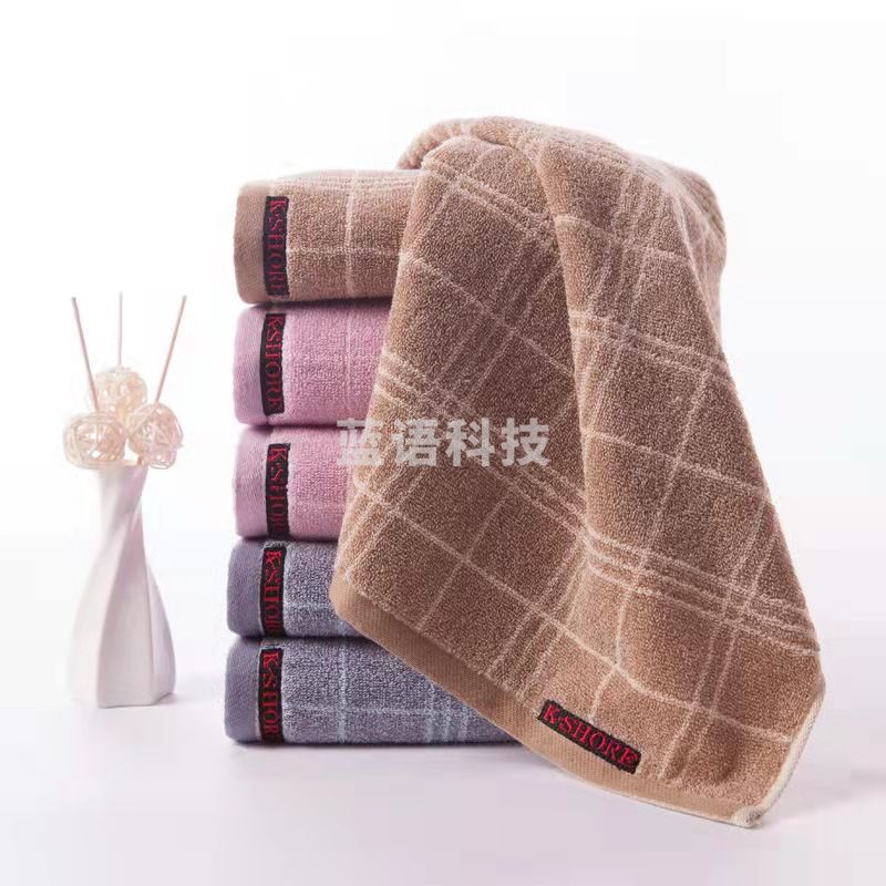 金号G1955H花式线提缎绣花毛巾五条