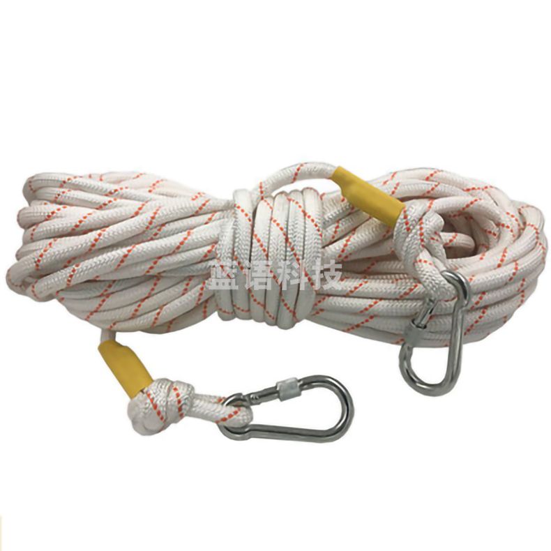 天能 安全绳 “1.直径：10mm(钢丝内径3mm) 2.长度：30m 3.型号：内含钢丝、带双钩 4.承重：≥400kg”