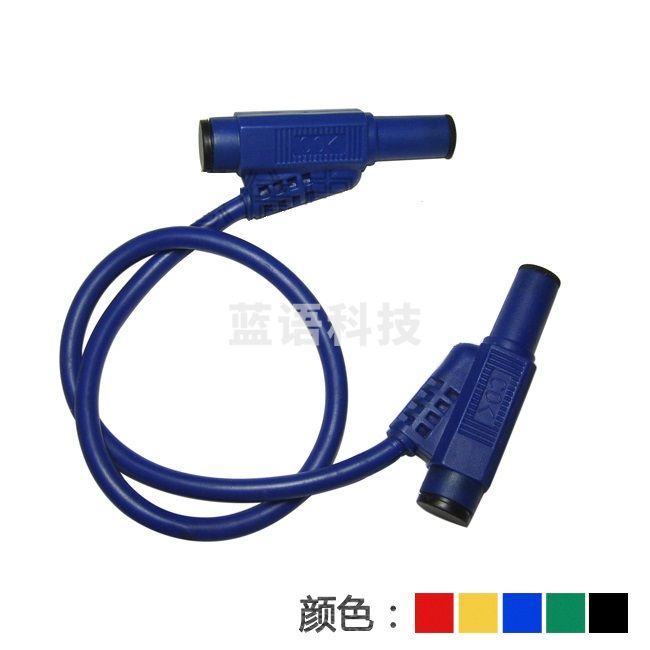 电子实验4MM彩色护套测试线KT4ABD52叠插跌插香蕉头  100CM