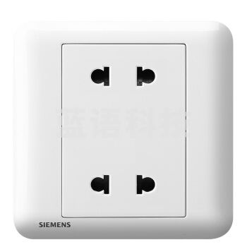 西门子(SIEMENS)开关插座皓睿10A四孔插座 玉釉白