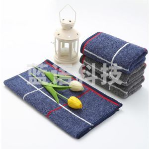 洁丽雅 毛巾 6729 740mm*330mm 蓝色