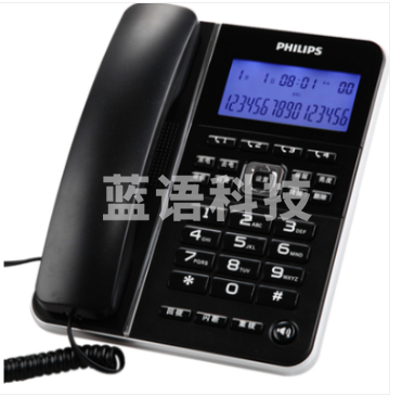 飞利浦 CORD228 电话机 黑色(台)