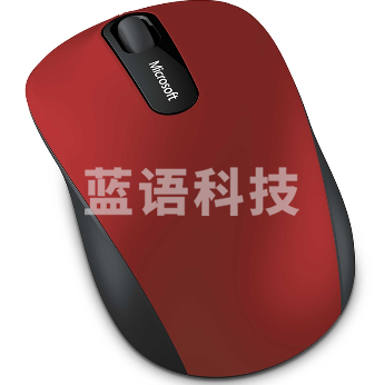 微软(Microsoft)3600蓝牙鼠标 办公鼠标 便携无线鼠标 珊瑚红
