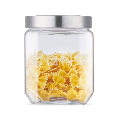 乐扣乐扣（LOCKnLOCK）LLG105 玻璃储物罐密封罐 收纳储物容器 厨房食品储存器皿 1.2L