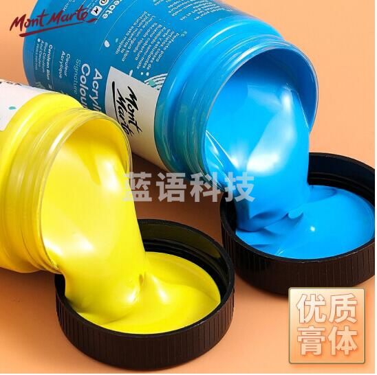 蒙玛特 丙烯颜料手绘 墙绘 绘画颜料 300ml 钛白