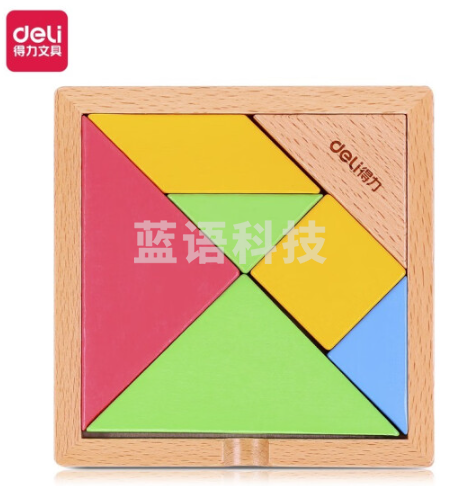 得力74304-七巧板(混)(盒)(24盒/箱，整箱销售)