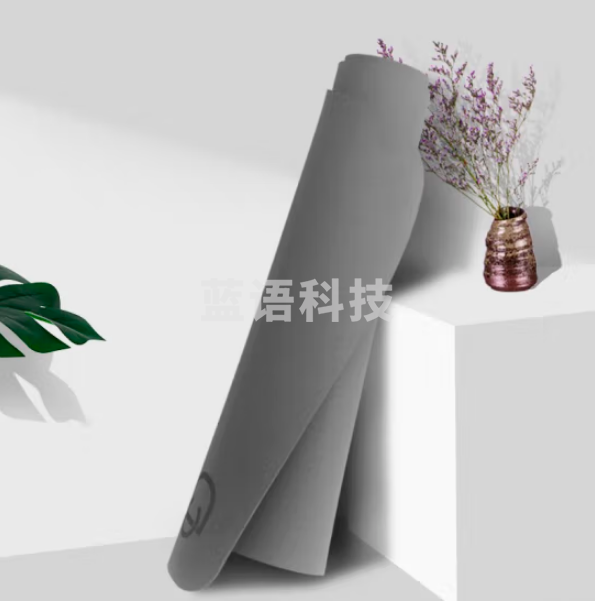 创导 TPE瑜伽垫男女健身垫儿童防滑体操舞蹈练功垫子加长加宽（配绑带+网包）灰