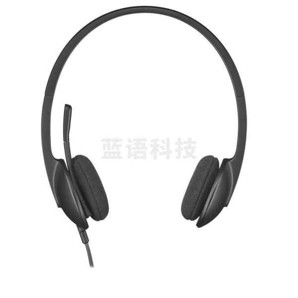 罗技(Logitech)H340 USB耳麦 头戴式电脑耳机有线 .