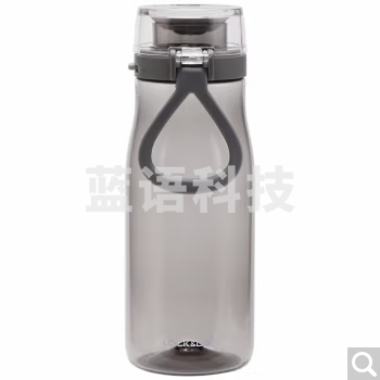 乐扣乐扣 lock&lock ABF684GRY Tritan材质塑料水杯 一键式开启运动水杯 灰色500ml