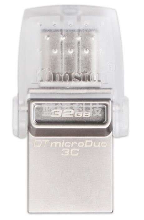 金士顿（Kingston）32GB Type-C USB3.1 U盘 DTDUO3C 双接口设计 支持苹果MacBook