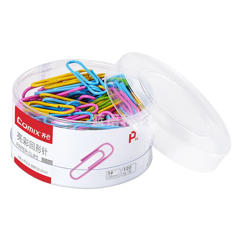 齐心 B3509 亮彩回形针