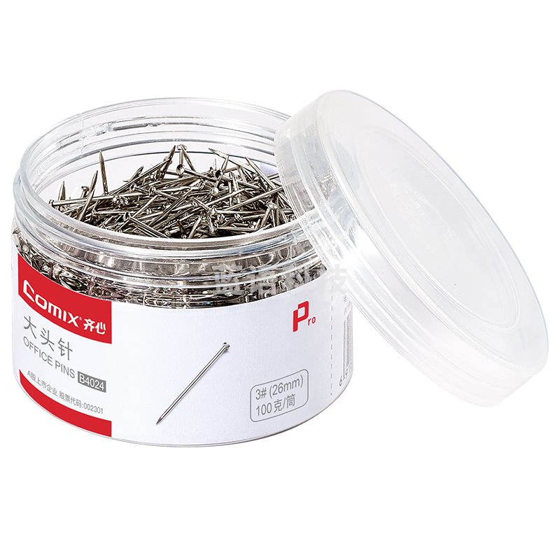 齐心 B4024 大头针 (3# 26mm)