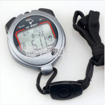 天福 秒表计时器 田径比赛游泳训练裁判记忆秒表三排100道 PC100B