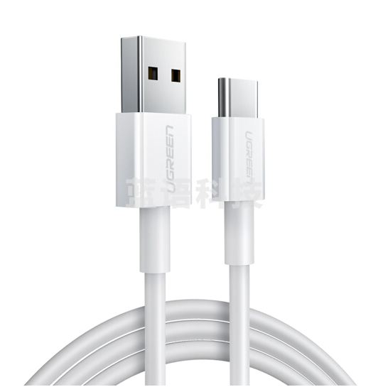 绿联 USB2.0转Type-C数据线 1.5米 3A （黑白备注） 货号：WY