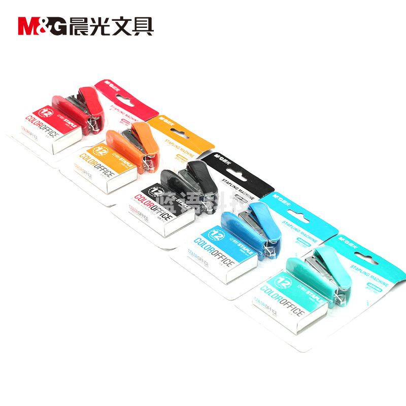晨光12号订书机炫彩办公ABS91693