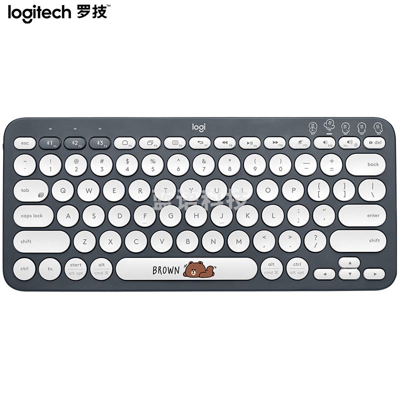 罗技K380 多设备蓝牙键盘(黑色)