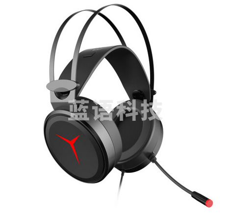 联想(Lenovo)StarY360耳机头戴式电脑耳机耳麦专业电竞线控USB耳机耳麦黑色R9000P/R7000