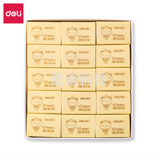 得力 71100小号萌伊黄橡皮(黄)